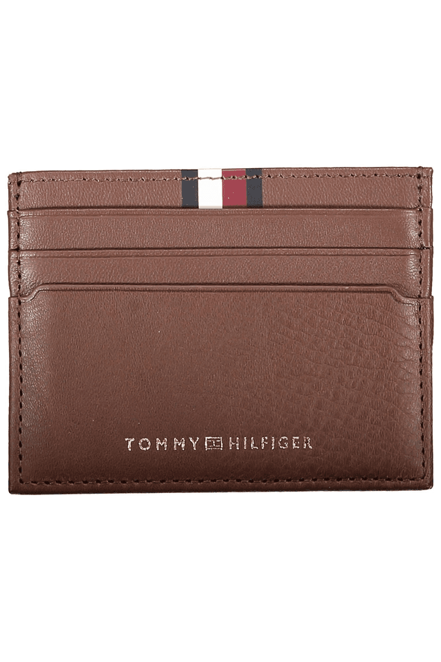 4490TOMMY HILFIGER PORTAFOGLIO UOMO MARRONE