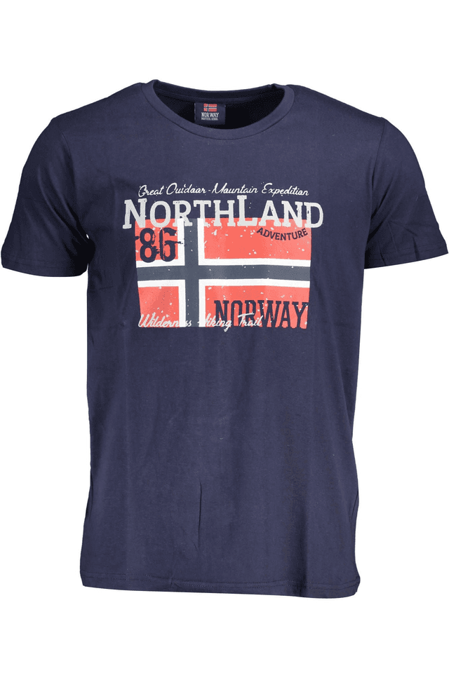 3954NORWAY 1963 T-SHIRT MANICHE CORTE UOMO BLU