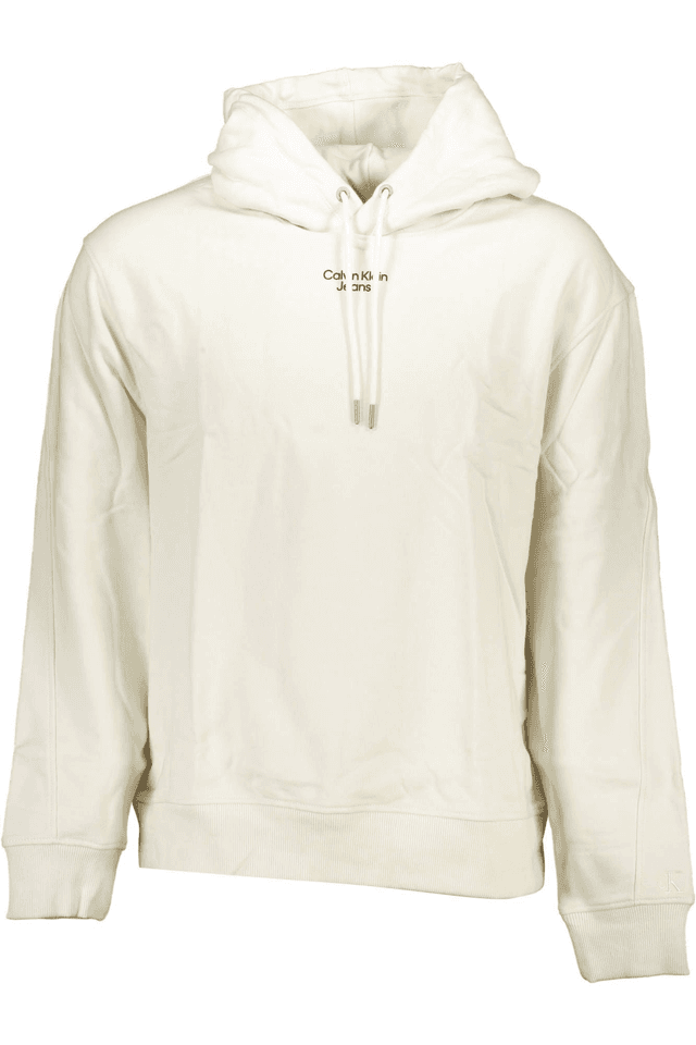 2985CALVIN KLEIN FELPA SENZA ZIP UOMO BIANCO