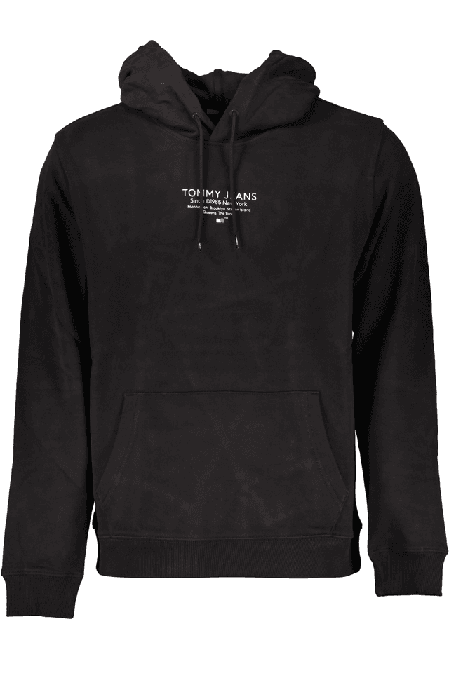 7208TOMMY HILFIGER FELPA SENZA ZIP UOMO NERO