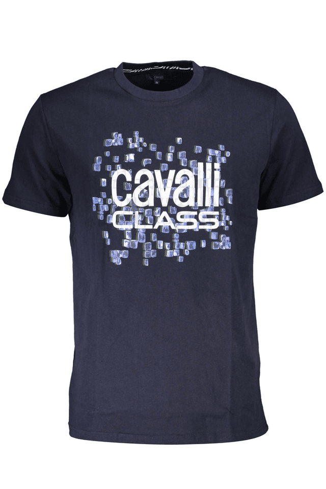 4542CAVALLI CLASS T-SHIRT MANICHE CORTE UOMO BLU
