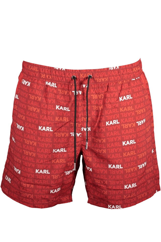 3535KARL LAGERFELD BEACHWEAR COSTUME PARTE SOTTO UOMO ROSSO