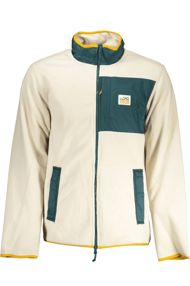 3277VANS FELPA CON ZIP UOMO BEIGE