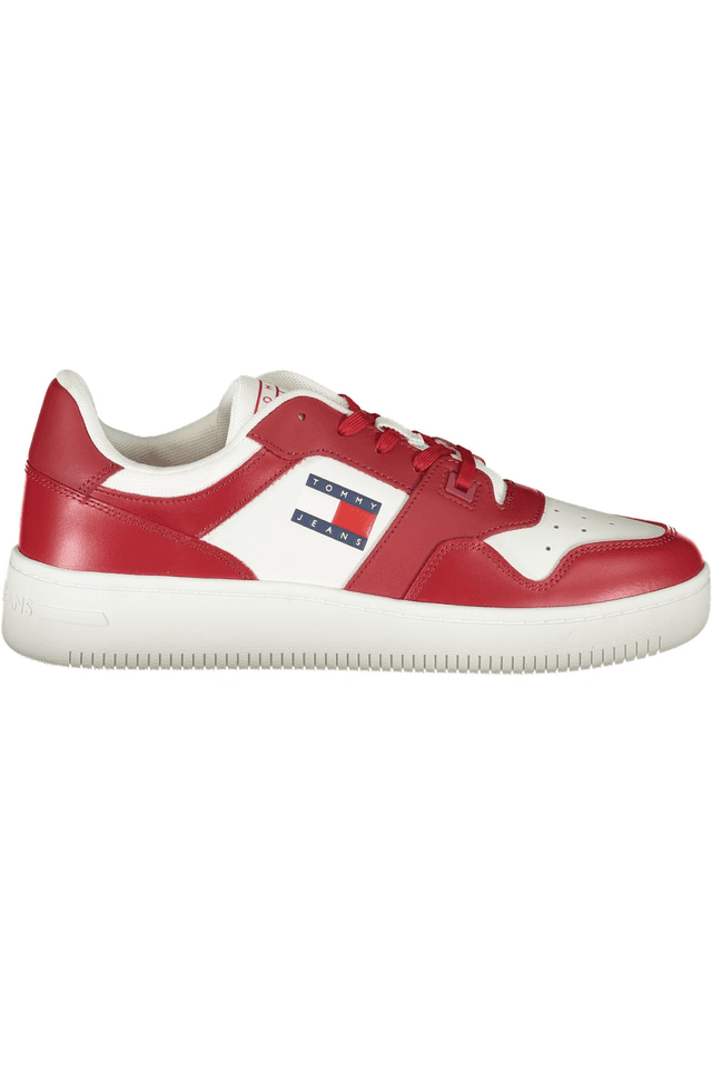 7766TOMMY HILFIGER CALZATURA SPORTIVA UOMO ROSSO