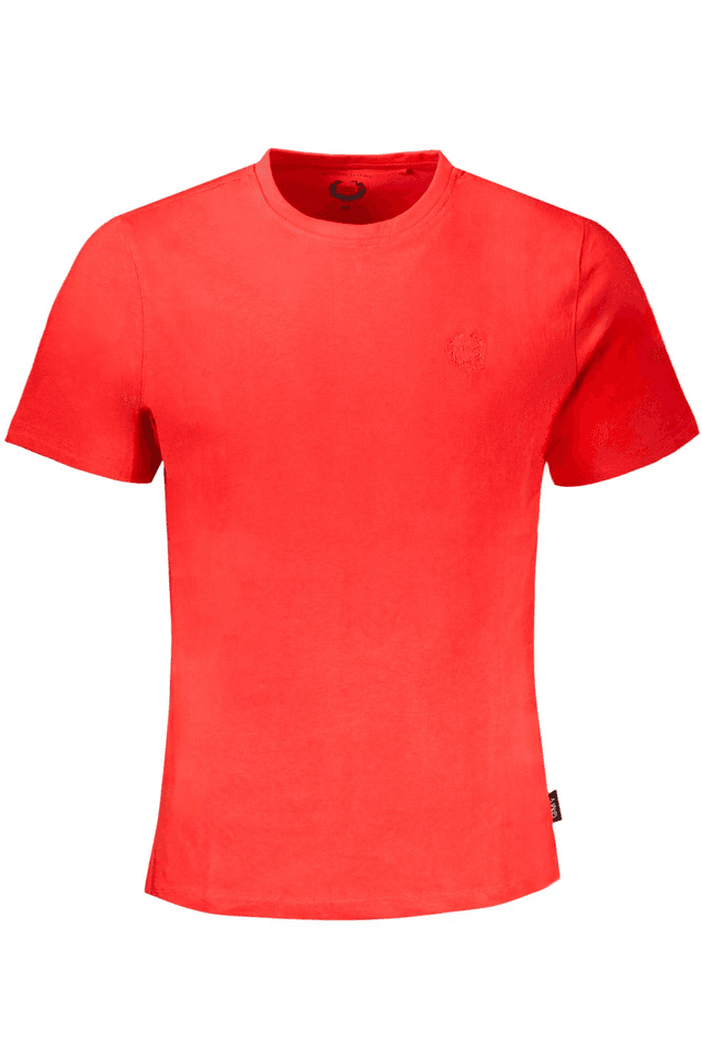 9591GIAN MARCO VENTURI T-SHIRT MANICHE CORTE UOMO ROSSO