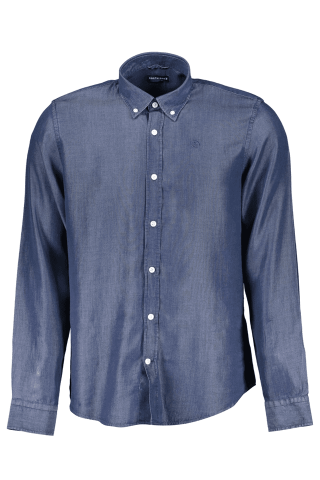 8590NORTH SAILS CAMICIA MANICHE LUNGHE UOMO BLU