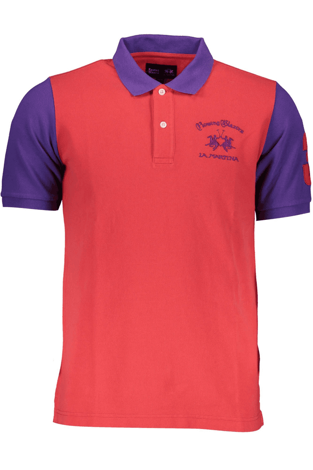 1949LA MARTINA POLO MANICHE CORTE UOMO ROSSO