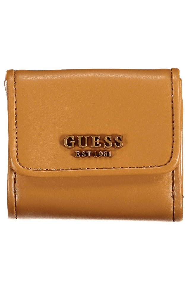 2074GUESS JEANS PORTAFOGLIO DONNA MARRONE