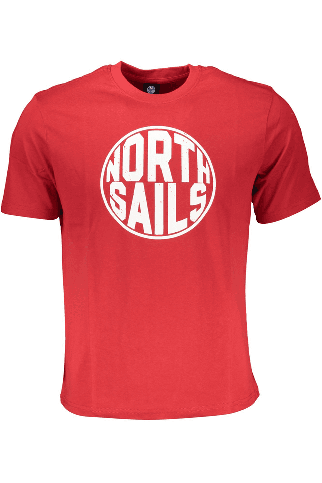 6985NORTH SAILS T-SHIRT MANICHE CORTE UOMO ROSSO