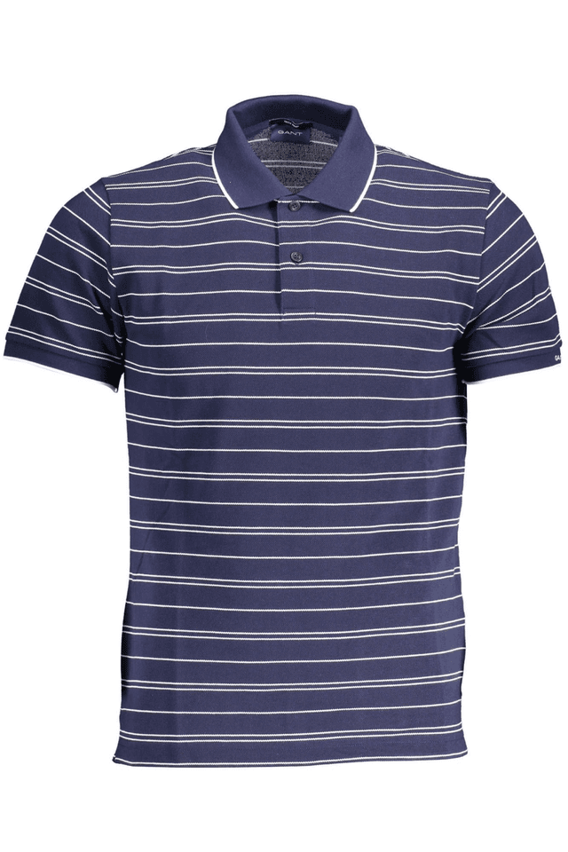 856GANT POLO MANICHE CORTE UOMO BLU