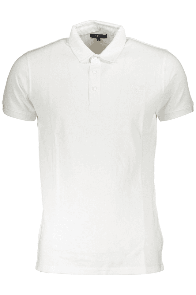 4567CAVALLI CLASS POLO MANICHE CORTE UOMO BIANCO