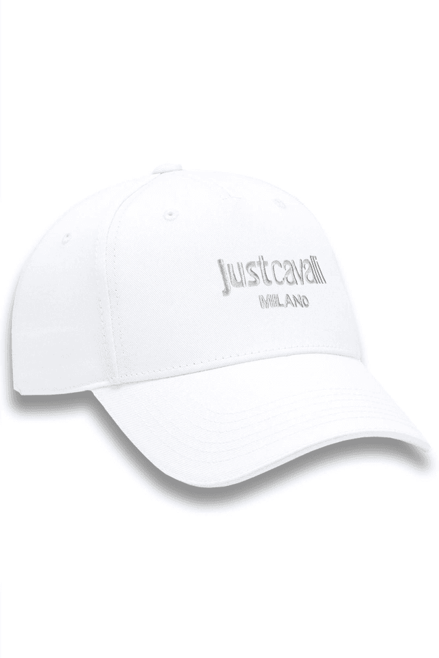 JUST CAVALLI CAPPELLO UOMO BIANCO