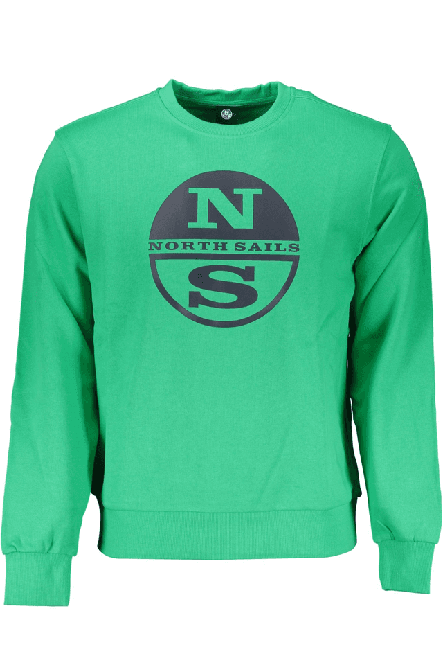 7113NORTH SAILS FELPA SENZA ZIP UOMO VERDE