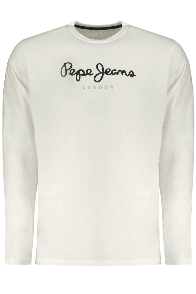 10533PEPE JEANS T-SHIRT MANICHE LUNGHE UOMO BIANCO