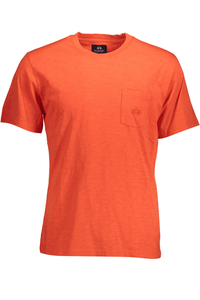 1605LA MARTINA T-SHIRT MANICHE CORTE UOMO ROSSO