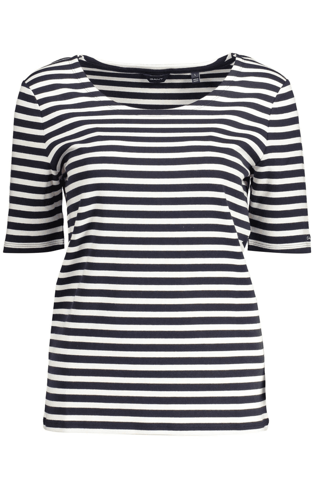 2141GANT T-SHIRT MANICHE CORTE DONNA BLU