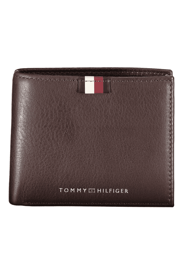 6264TOMMY HILFIGER PORTAFOGLIO UOMO MARRONE