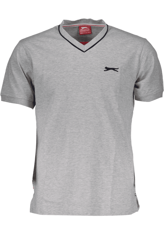 818SLAZENGER T-SHIRT MANICHE CORTE UOMO GRIGIO
