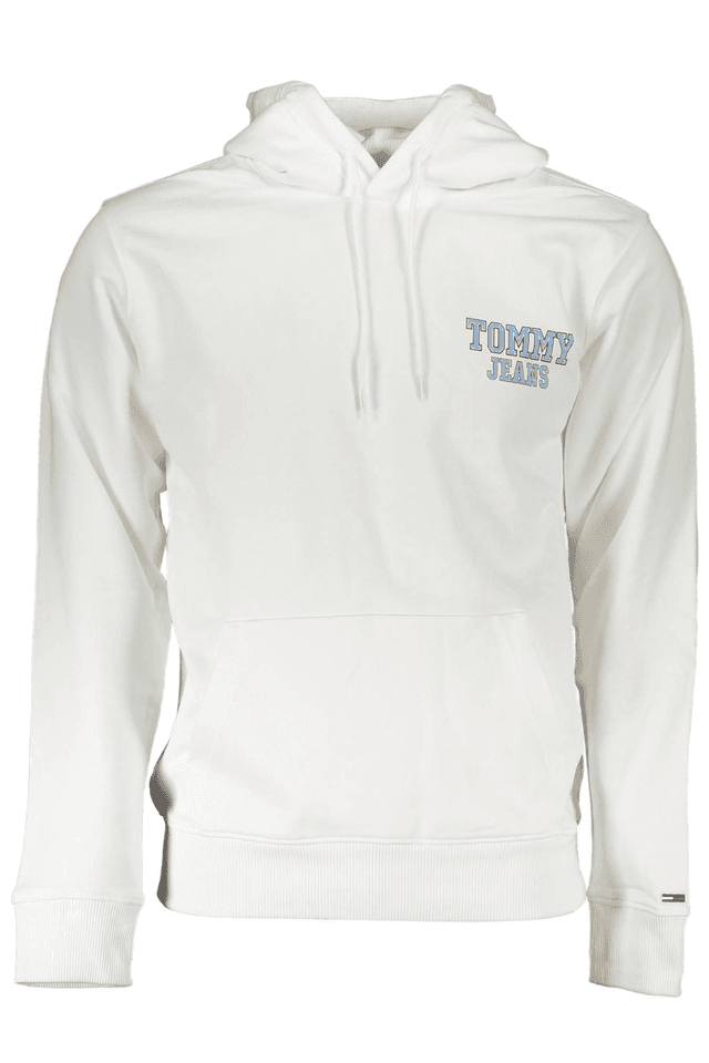 3109TOMMY HILFIGER FELPA SENZA ZIP UOMO BIANCO