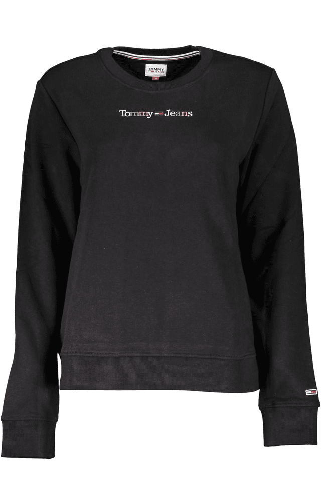 4492TOMMY HILFIGER FELPA SENZA ZIP DONNA NERO