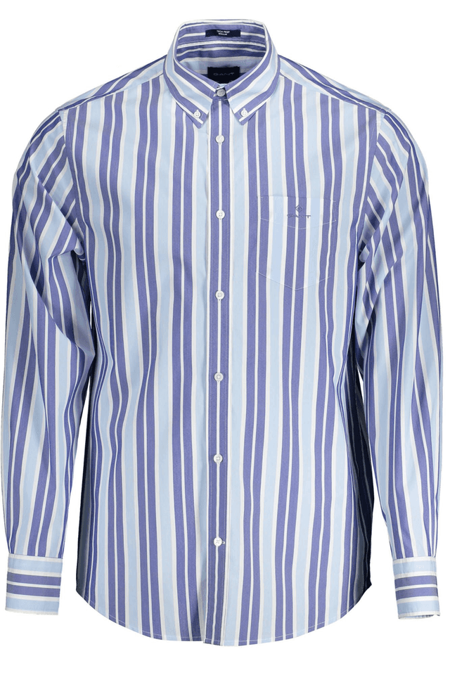 510GANT CAMICIA MANICHE LUNGHE UOMO AZZURRO