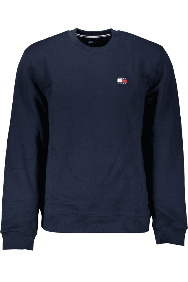 7214TOMMY HILFIGER FELPA SENZA ZIP UOMO BLU