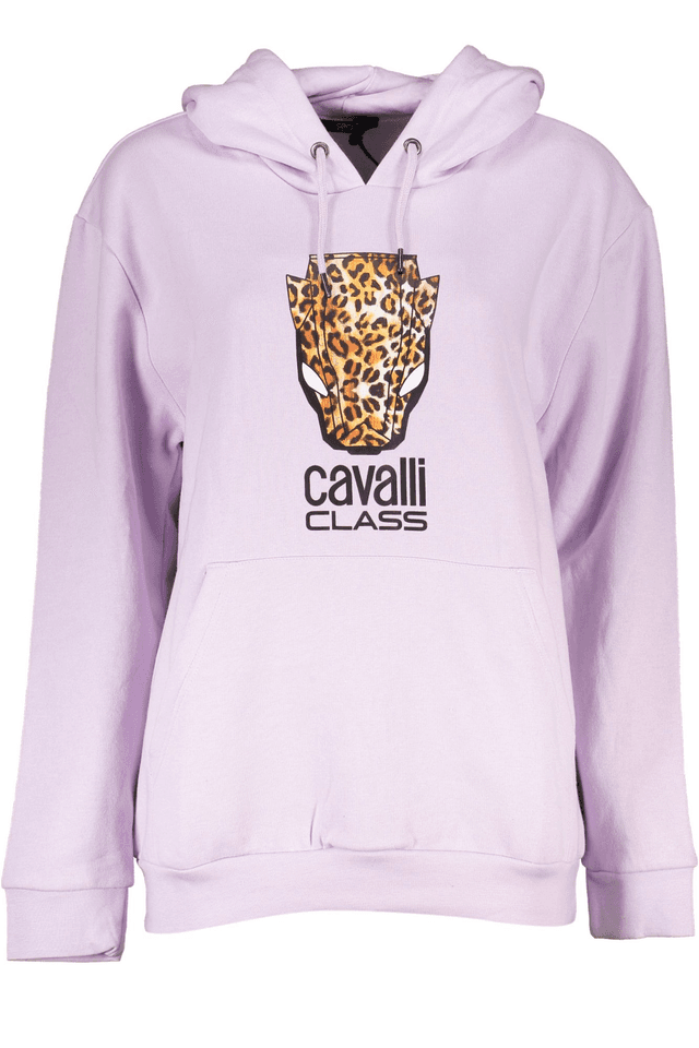 7950CAVALLI CLASS FELPA SENZA ZIP DONNA VIOLA