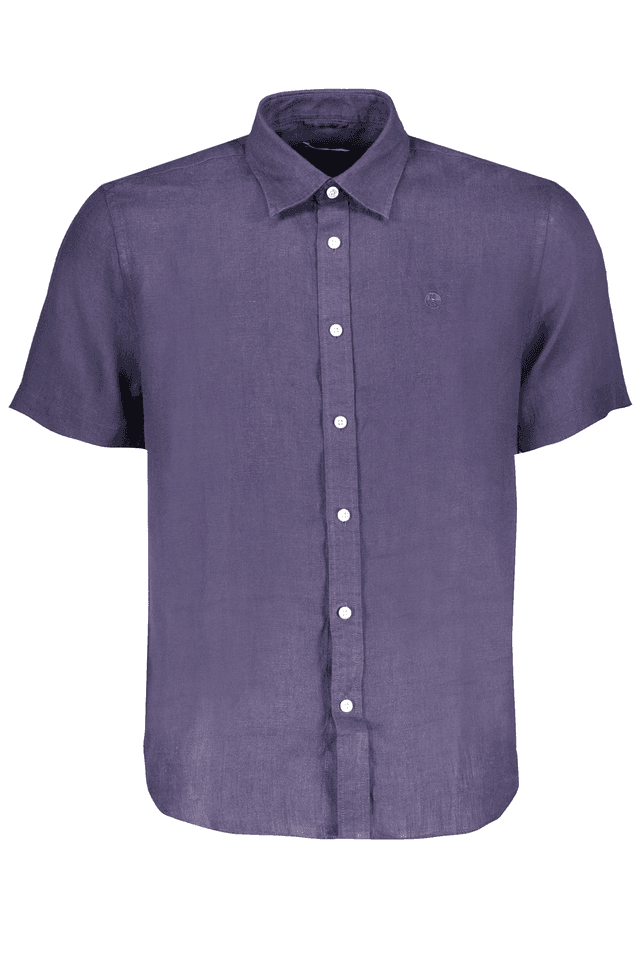 8711NORTH SAILS CAMICIA MANICHE CORTE UOMO BLU