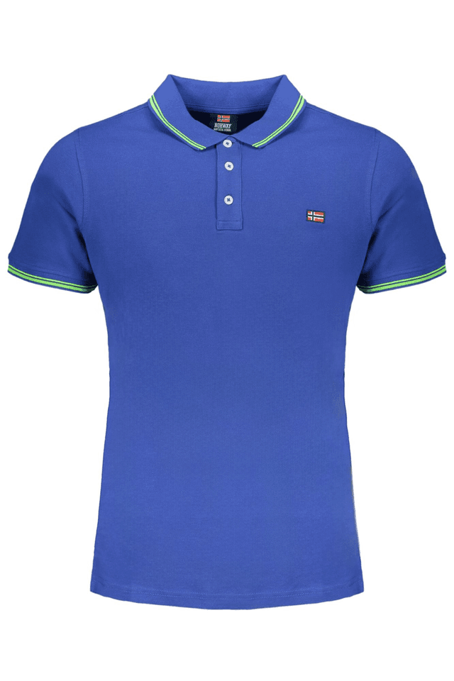 9541NORWAY 1963 POLO MANICHE CORTE UOMO BLU