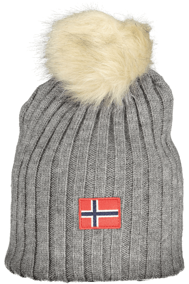 5915NORWAY 1963 BERRETTO DONNA GRIGIO