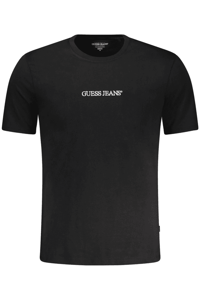 10603GUESS JEANS T-SHIRT MANICHE CORTE UOMO NERO