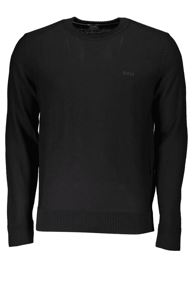 7606HUGO BOSS MAGLIA UOMO NERO