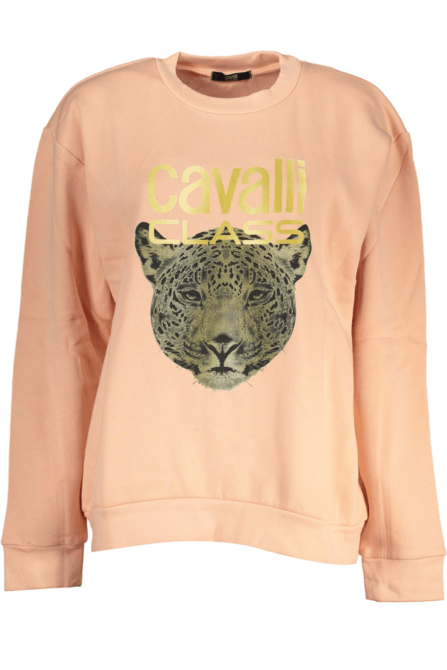 7871CAVALLI CLASS FELPA SENZA ZIP DONNA ROSA