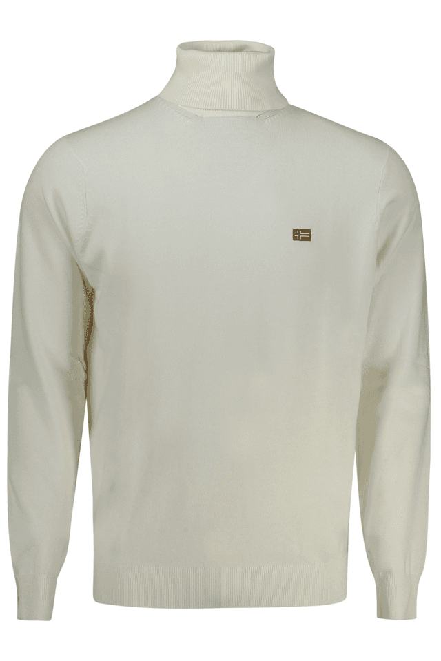 10263NORWAY 1963 MAGLIA UOMO BIANCO