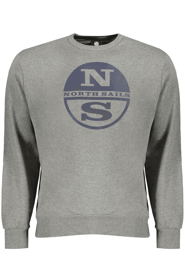10047NORTH SAILS FELPA SENZA ZIP UOMO GRIGIO