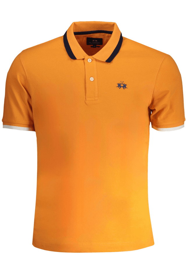 9052LA MARTINA POLO MANICHE CORTE UOMO ARANCIO