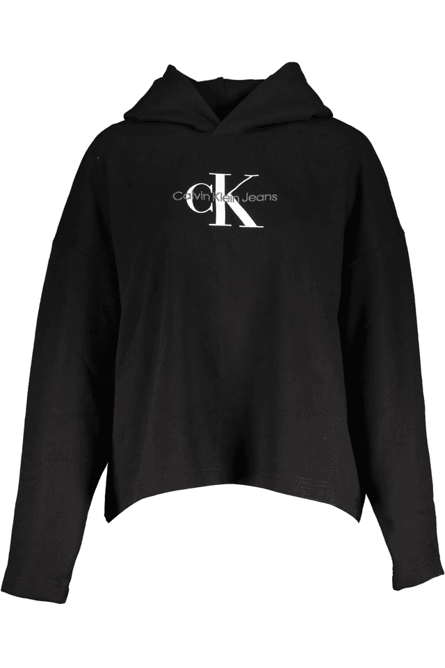 2788CALVIN KLEIN FELPA SENZA ZIP DONNA NERO