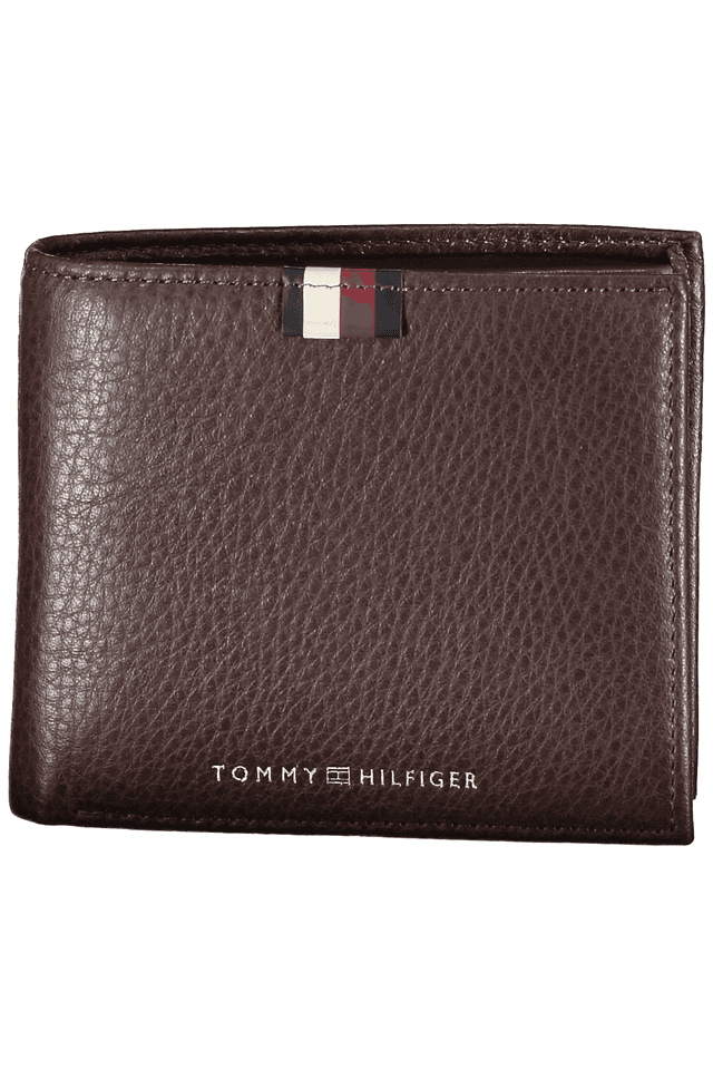6266TOMMY HILFIGER PORTAFOGLIO UOMO MARRONE