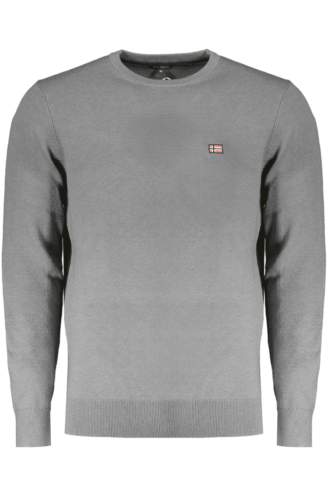 10298NORWAY 1963 MAGLIA UOMO GRIGIO