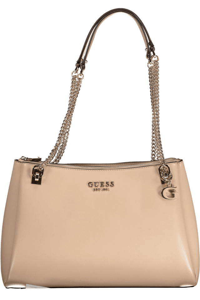 8931GUESS JEANS BORSA DONNA BEIGE