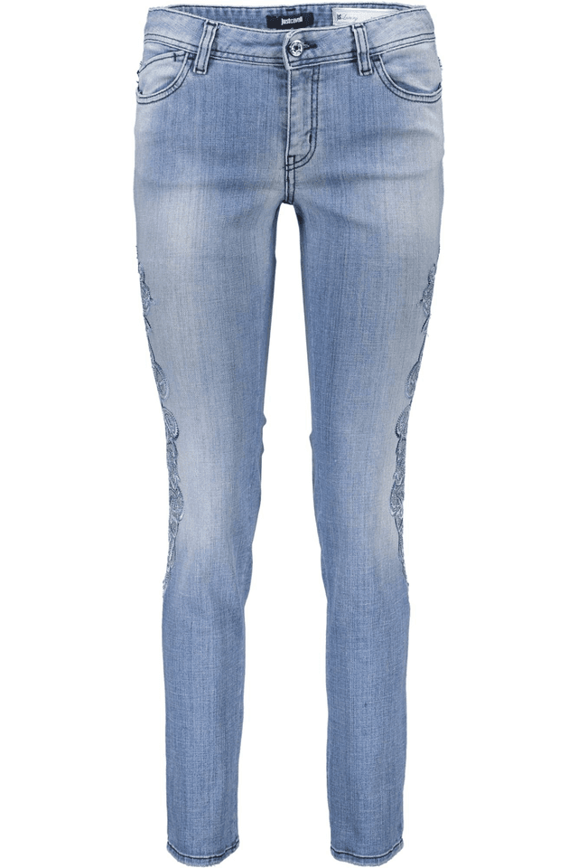 372JUST CAVALLI JEANS DENIM DONNA AZZURRO