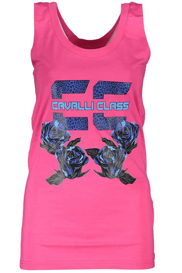 4108CAVALLI CLASS CANOTTA DONNA ROSA