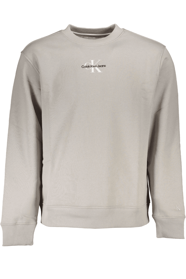 5498CALVIN KLEIN FELPA SENZA ZIP UOMO GRIGIO