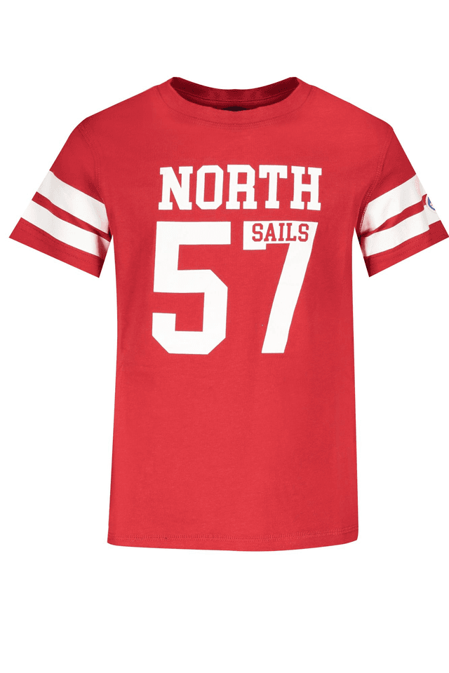 8622NORTH SAILS T-SHIRT MANICHE CORTE BAMBINO ROSSO
