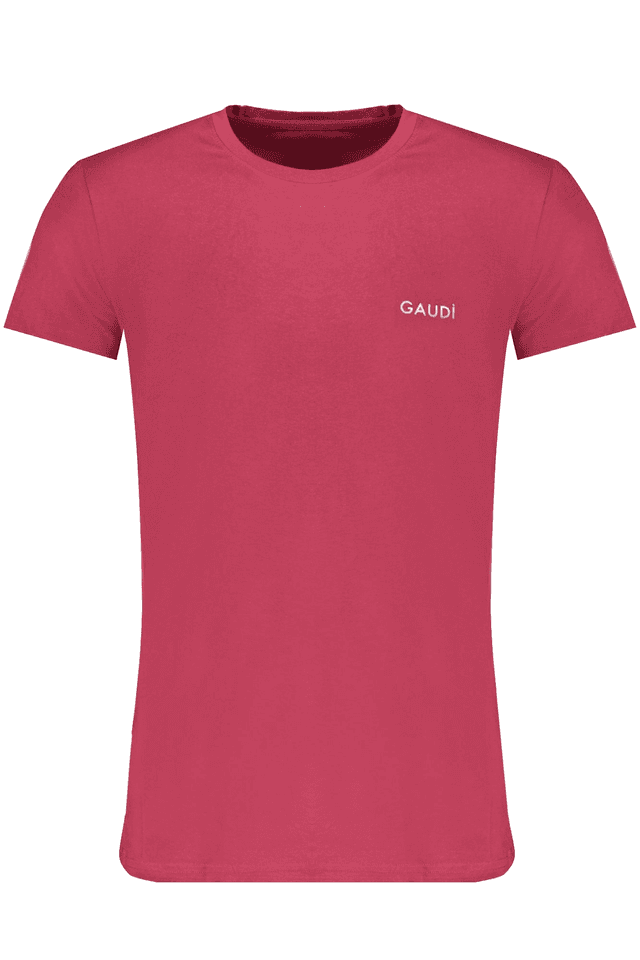9074GAUD� T-SHIRT MANICHE CORTE UOMO ROSSO
