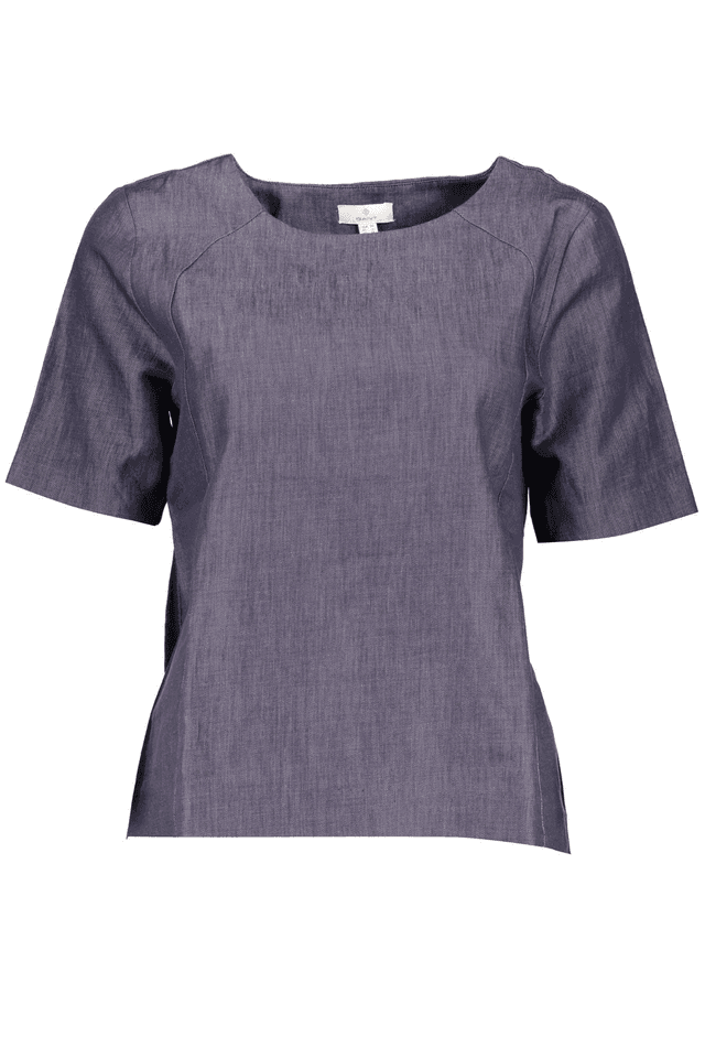 918GANT T-SHIRT MANICHE CORTE DONNA BLU