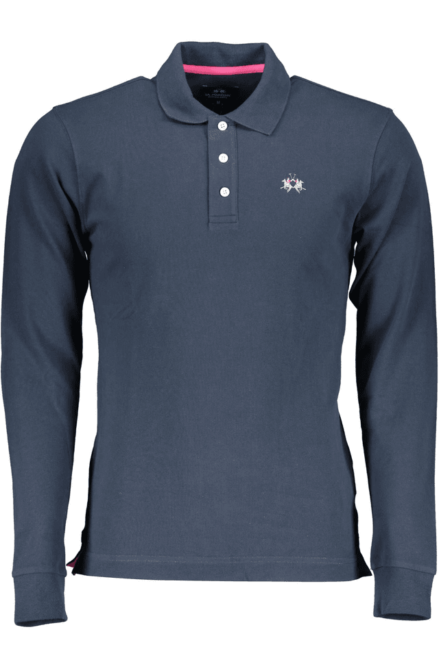 1951LA MARTINA POLO MANICHE LUNGHE UOMO BLU
