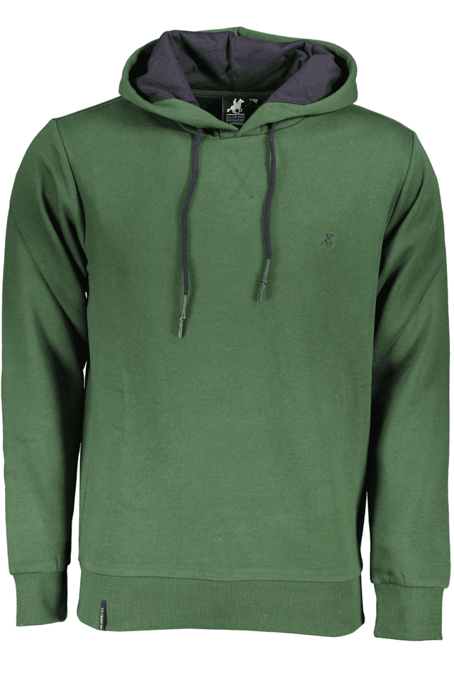 4839U.S. GRAND POLO FELPA SENZA ZIP UOMO VERDE