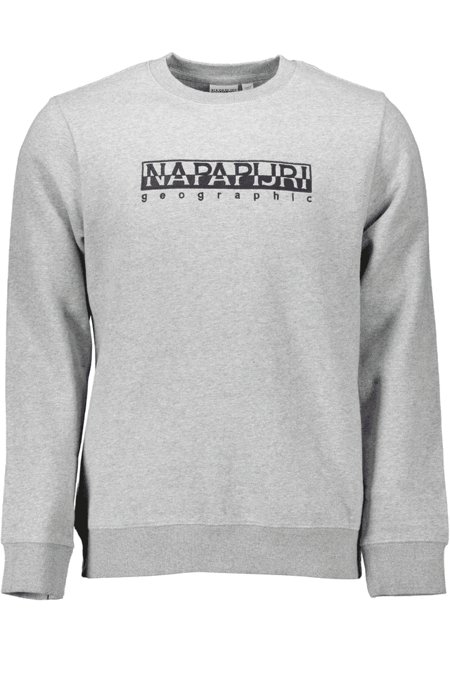 NAPAPIJRI FELPA SENZA ZIP UOMO GRIGIO