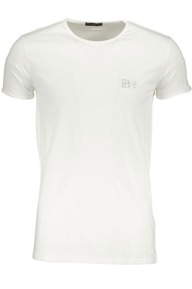 6695CAVALLI CLASS T-SHIRT MANICHE CORTE UOMO BIANCO